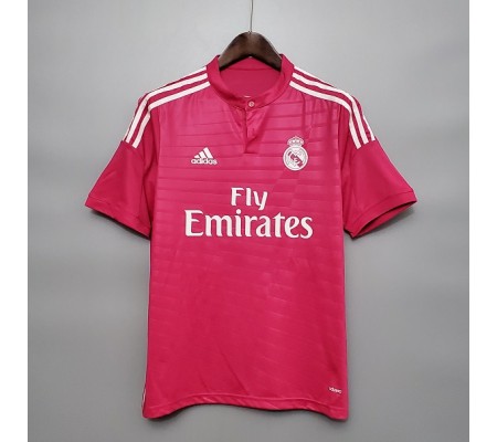 Real Madrid 14/15 Away Pink Soccer Jersey